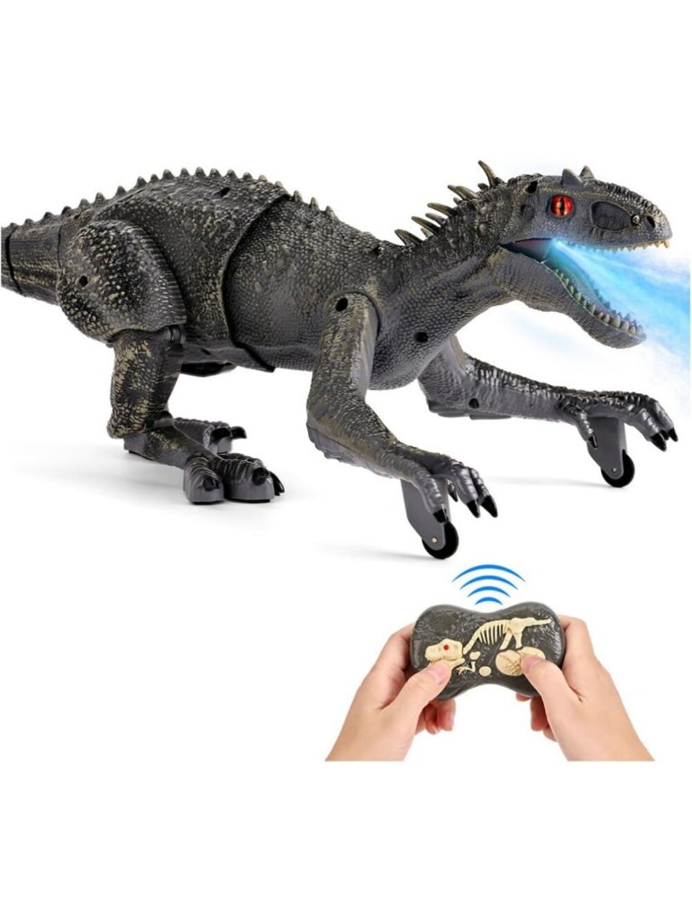Large Remote Control Indominus Rex Dinosaur Toy for Kids Ages 6+ - Perfect Gift!